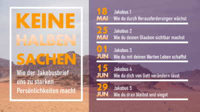 Jakobus 1: Wie du durch Herausforderungen wächst. Image
