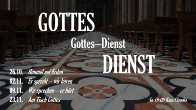 Er spricht-Wir hören Image